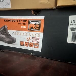 Timberland PRO Valor Duty 6" Soft Toe Boots - Black
